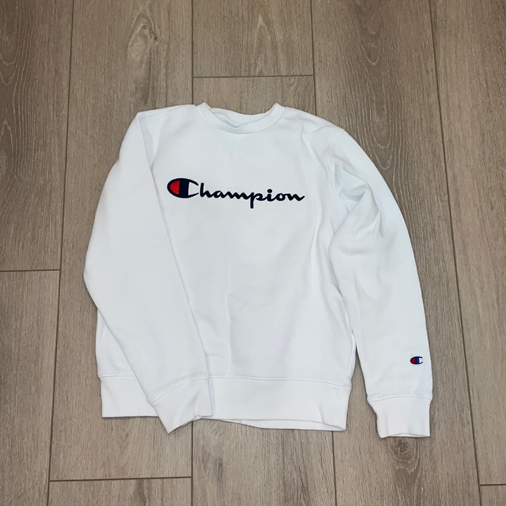 Champion kids large crew sweater (fits like a XS-S women)